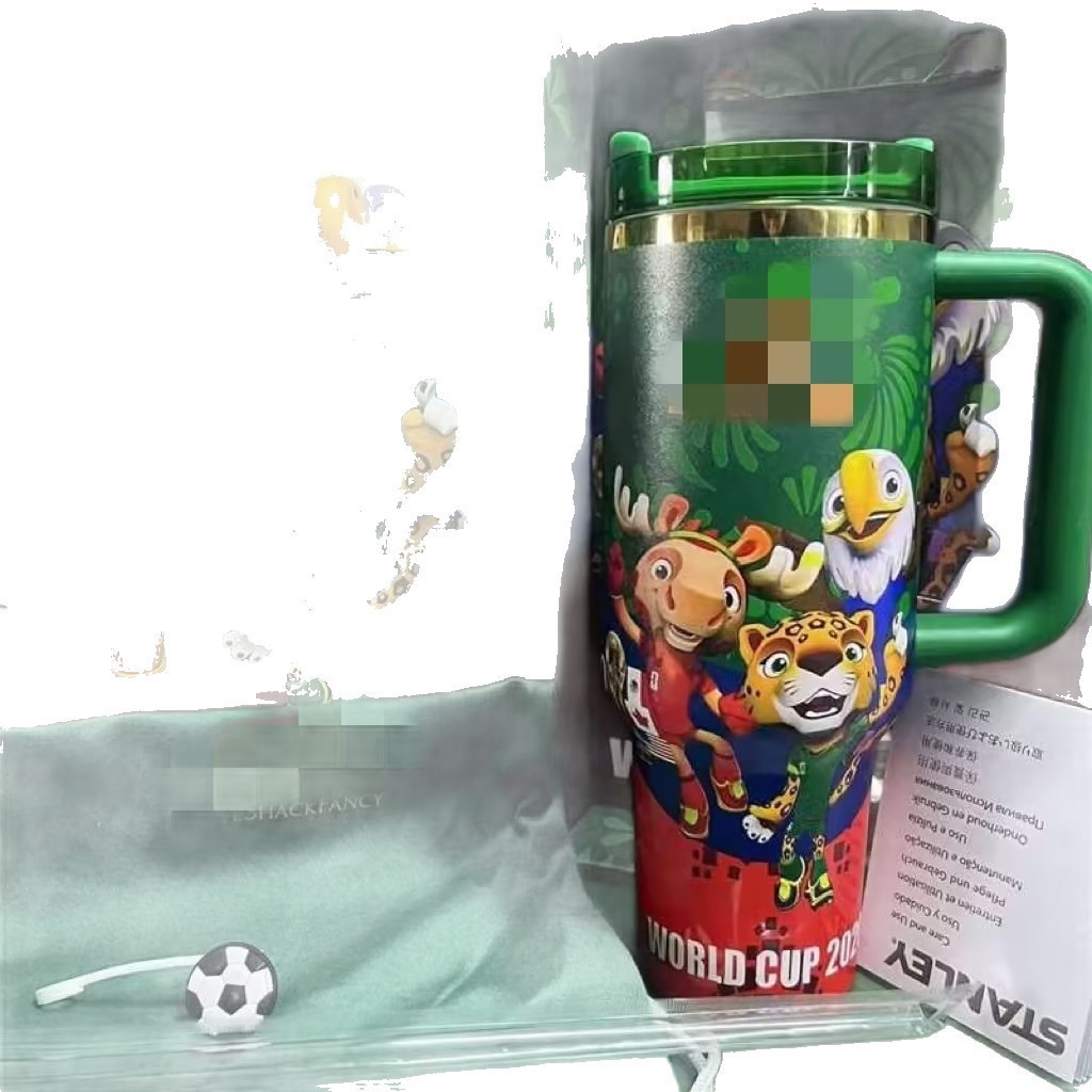 [Kèm Ống Hút] Bình Giữ Nhiệt World Cup 2026 BL161 Cốc Nước 1200ml Inox 304 Cho Nam Nữ Unisex