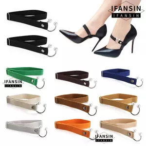 IFANSIN Gói Dây Giày Phụ Kiện Khóa Giày Cao Gót Có Thể Điều Chỉnh Dây Chống Trượt