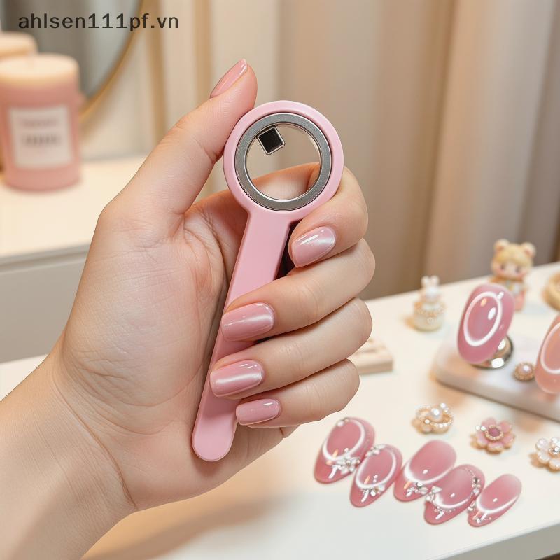 Nam châm mắt mèo hình vòng Ahlsenpf có tay cầm cho móng tay Thiết kế hiệu ứng mắt mèo rỗng Dễ dàng DIY Dụng cụ nghệ thuật làm móng cho Salon và sử dụng tại nhà VN