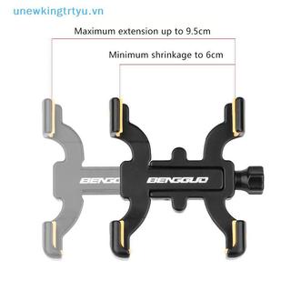 Unewtyu Giá đỡ điện thoại xe đạp Hợp kim nhôm Giá đỡ điện thoại di động Xoay 360 độ Tay cầm có thể điều chỉnh Braet VN