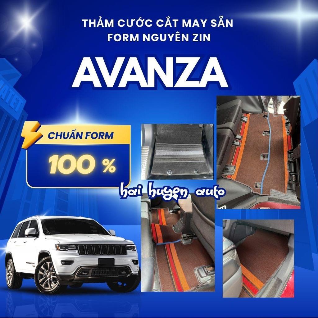 [Avanza] Thảm cước lót sàn xe ô tô Avanza may sẵn bo viền theo form xe có khuy bấm