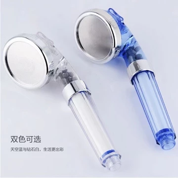 Bộ lọc Ion âm Lõi bông Lọc nước dày Đầu vòi hoa sen có thể tháo rời Vòi tắm áp lực Đầu vòi hoa sen