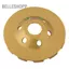 Belleshopp GOTOTOP Disco Diamantado 4 1/2 Pulgadas Đĩa mài 10 cm 6 lỗ mài mòn Phù hợp với nhiều máy mài cho đá cẩm thạch bê tông