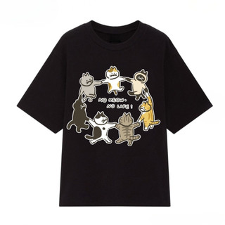 COD (Giao hàng trong 24 giờ) Áo Thun Nam Nữ Cartoon Basic Minimal Local Brand #1048