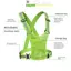 AN.MART 4 Màu Unisex Light Áo Vest An Toàn Tầm Nhìn Cao Có Túi Bảo Quản Xây Dựng Ban Đêm Đi Xe Đạp Áo Giao Thông Chạy Làm Việc VN