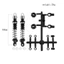 2 Chiếc Kim Loại 80 Mm 90 Mm Giảm Chấn Cho 1 / 10 RC Xe Bánh Xích Xe Trục SCX10 RBX10 Traxxas TRX4 D90 Nâng Cấp Phần Phụ Kiện