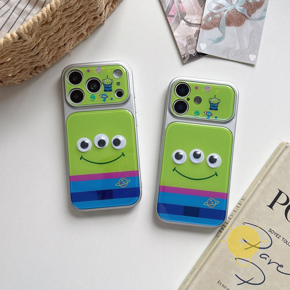 Phone Case For iPhone 17 Pro Max 16 15 14 TPU 3D Three-eyed Man Three-eyed Man Aesthetic Korean Cute