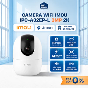 Camera WiFi IMOU IPC-A32EP-L 3MP 2K Xoay 355 Độ AI Đàm Thoại 2 Chiều - Hàng Chính Hãng