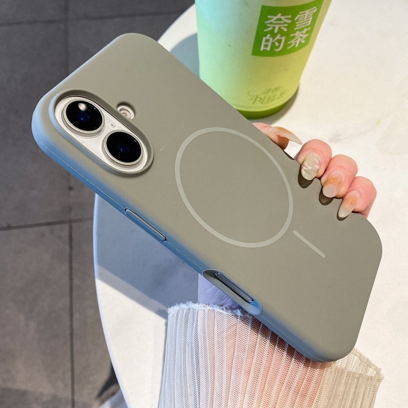 Vỏ silicon chống rơi siêu bền，Hỗ trợ vỏ điện thoại di động sạc không dây Cho iphone 17 16 15 14 13 12 11 Pro max