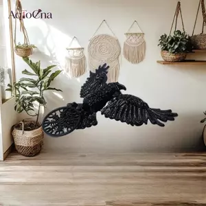 AqToCna 1 / 2 Chiếc Halloween Vintage Quạ Tóc Gothic Viking Phù Thủy Kẹp Tóc Cosplay Phụ Kiện Tóc Cho Nữ Trang Sức AqToCna