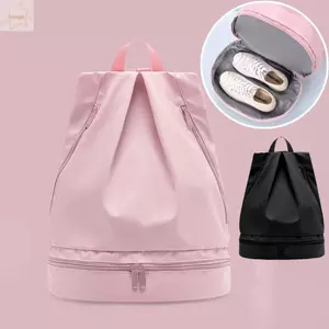 Ba lô du lịch AWNGD, ngăn giày Ba lô thể thao chống nước, Ba lô đa năng có khóa kéo nhiều túi thời trang ngoài trời