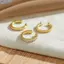 Bluelover 3 Đơn Giản Tròn Quấn Bông Tai Sụn Tai Kẹp Không Xuyên Sụn Bông Tai Tai Vòng Tay Mới