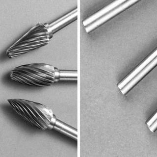 [KTP] gỗ tốc độ cao làm việc khoan bit tập tin quay mini tròn HSS Burr đặt gỗ