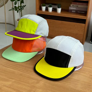 Mũ lưỡi trai nón vải lưới phối màu thể thao retro Hàn chống nắng thoáng mát thời trang nam nữ đi chơi hè