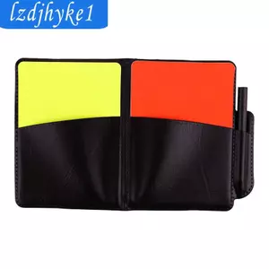 Bộ Thẻ Trọng Tài Bóng Đá Chứa Trận Đấu Chuyên Nghiệp Tiêu Chuẩn Thẻ Đỏ Thẻ Vàng Trọng Tài Dụng Cụ Cảnh Báo Thể Thao Và Phụ Kiện Làm Từ PVC Sui