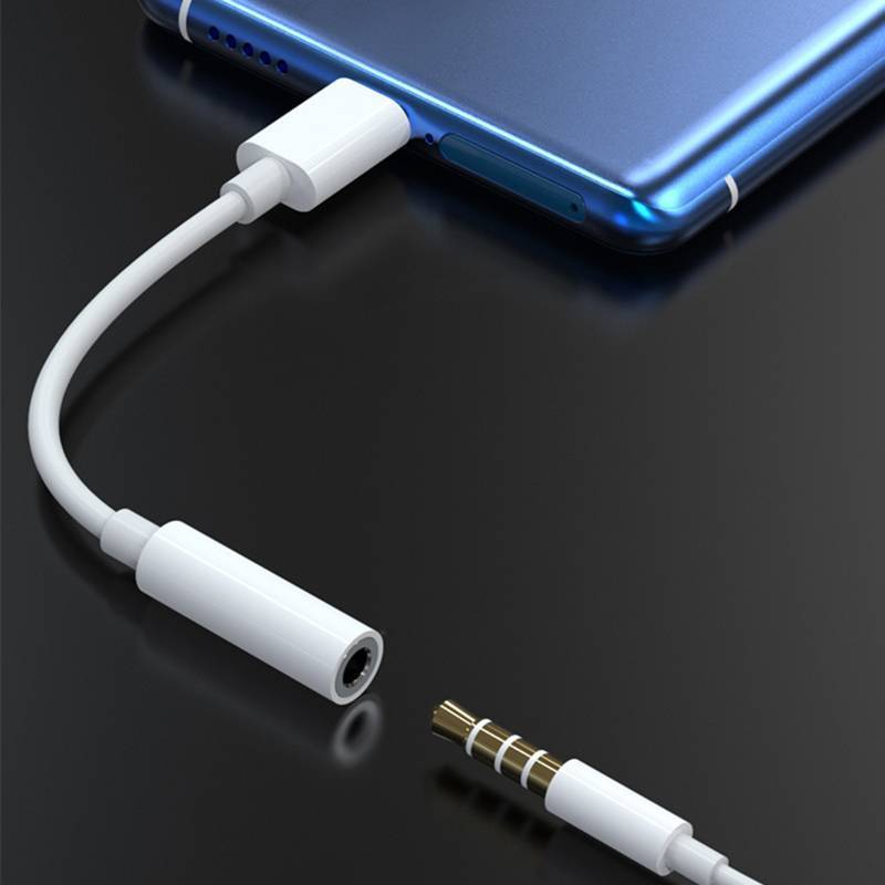 Tai nghe GOAY Type C 3.5 Ja USB C sang 3.5mm Bộ chuyển đổi tai nghe AUX Cáp âm thanh VN