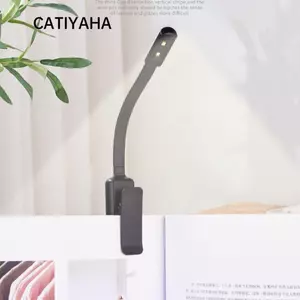 Đèn bàn Mini CATIYAHA, Đèn sách LED có thể điều chỉnh di động, Chất lượng cao với pin Đèn bàn kẹp linh hoạt có thể sạc lại Phòng ngủ