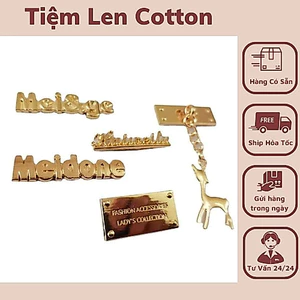 Mac túi handmade mạ vàng, phụ kiện túi xách