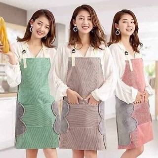 Tạp Dề Chống Thấm Kèm Khăn Lau Tay 2 Bên – Tạp Dề Chống Dầu | Tạp Dề Nhà Bếp Đa Năng Có Túi