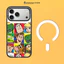 Ốp điện thoại từ tính lưới Anime vui nhộn cho iPhone 16 Plus 17 16 15 14 13 12 17Pro Max 17Air Ốp lưng bảo vệ chống sốc