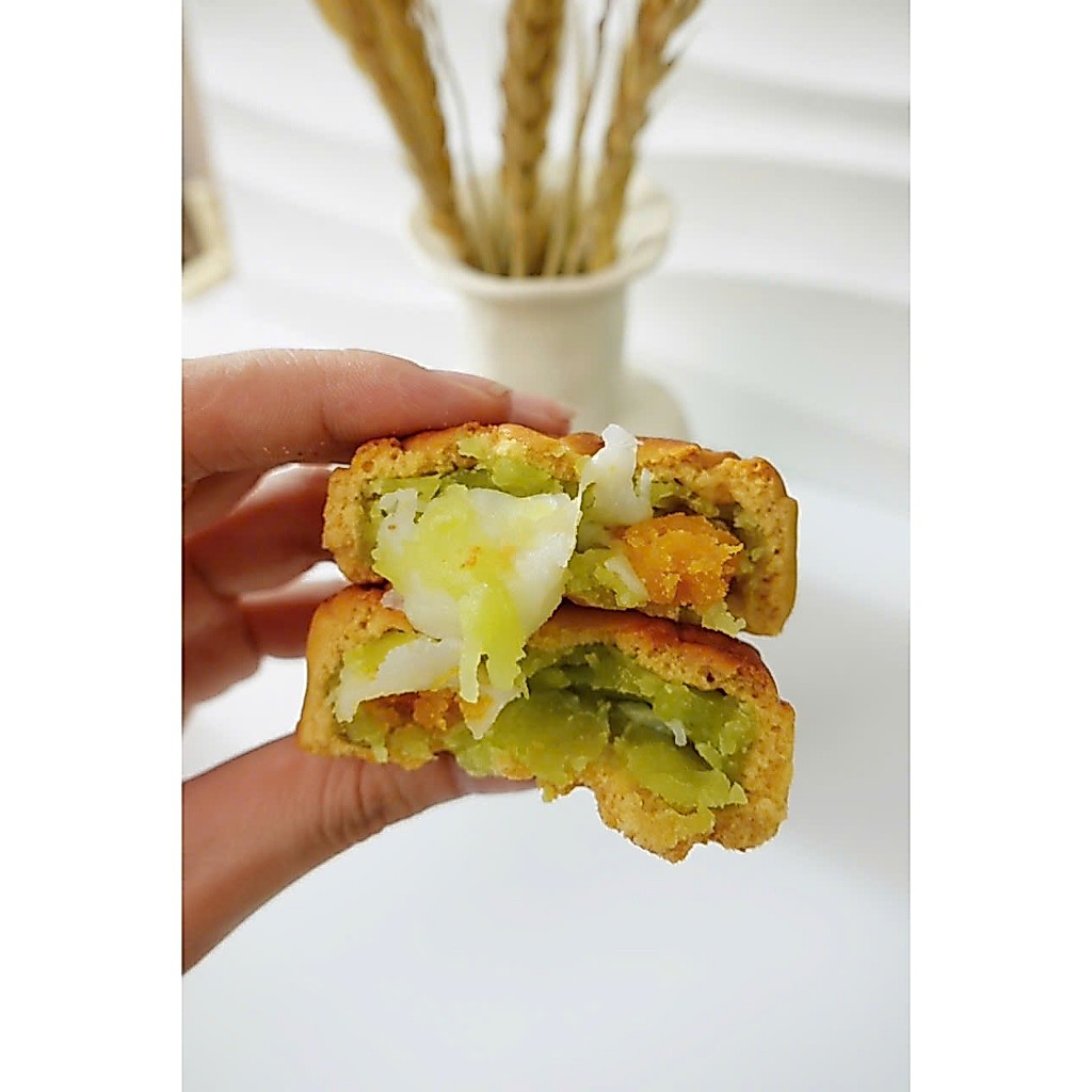Bánh trung thu mochi trứng ruốc mini Lâm Thuỷ 80gr