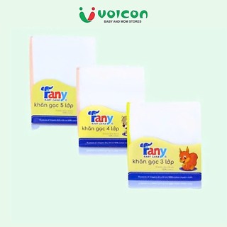 Set 10 khăn gạc cotton Fany đem lại sự mềm mại, thông thoáng cho bé (3 ,4, 5 Lớp)