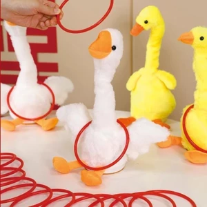 Pick up Kiss Ring Game Set Big Goose Set My Duck Do Not Fall Duck Doll Doll Moving Head Goose Electric Ring Stall Play My Duck won 't fallJ3sgR2Fu3