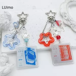 LUImo Thời Trang Đơn Giản Handmade Thẻ Đính Hạt Móc Khóa Mặt Dây Chuyền Dành Cho Nữ Cô Gái Sáng Tạo Bapa Trang Trí Phụ Kiện Quà Tặng SBS