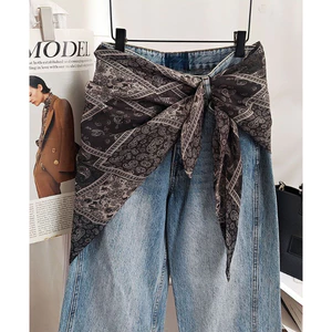 Milyfashion Hạt Điều In Hình Tam Giác Xì Hơi Rèm Phong Cách Dân Tộc Phù Hợp Với Kỳ Nghỉ Phong Cách Mới Y2K 5KFW