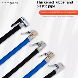 Máy đo áp suất lốp không khí Tru đáng tin cậy Máy bơm hơi Ống cao su linh hoạt 12 Inch cho lốp thông thường Che tại nhà hoặc đường Nice