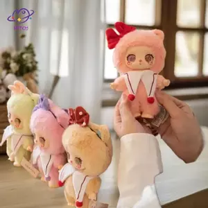 HFTOY Liila Luy Cat Series Hộp mù Búp bê sang trọng Hộp bí ẩn Túi xách Mặt dây chuyền Kawaii Nhân vật dễ thương Sưu tầm Đồ chơi Quà tặng sinh nhật ~