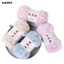 Sợi lông xù SMILE, Sợi lông giả cuộn 100g, Sợi lông thú giả dài sang trọng Họa tiết lông tơ Chất liệu mềm Màu trơn Sợi len chồn Dây móc