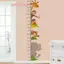 Giày cao động vật tự dính mới cho phòng trẻ em Đo chiều cao cho trẻ mẫu giáo Trang trí tường
