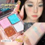 Bảng phấn mắt bốn màu-Pink Màu đất nâu, Nhấp nháy ngọc trai mờ, Mini cầm tay, Trang điểm hàng ngày / sân khấu phổ thông