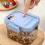 Hộp đựng thực phẩm bằng nhựa kín khí GHX có tay cầm và nắp đậy an toàn để sử dụng du lịch hoặc dã ngoại VN