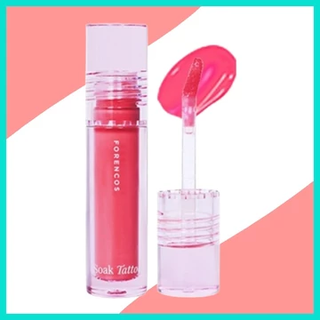[forencos] Son Tint hình xăm Ngâm, 12 muối, 1 cái/ Son Tint Hàn Quốc/ Màu lâu trôi/ Xác thực của YUJIN