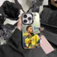 Ốp lưng iPhone Brazil họa tiết Neymar phủ kim loại IMD iP 17 16 15 14 13 12 11 Pro Max Plus X Max 7 8 Plus Air