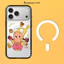 Ốp điện thoại từ tính hình cô gái dễ thương cho iPhone 15 14 13 16 Plus 17Pro Max 17 Vỏ khí chống sốc Bảo vệ mặt sau