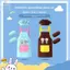Tạp dề trẻ em GILL, Tạp dề vẽ tranh hoạt hình chống thấm nước, Mũ tay áo đầu bếp Mũ yếm trẻ em Trang phục chống đỡ