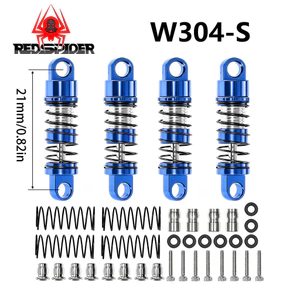 1 Bộ Giảm Chấn Kim Loại (21 / 25mm) Với Hai Lò Xo Có Thể Thay Thế Cho Xe 1 / 30 Trục SCX30 Ford Ranger / Jeep WranglerRC