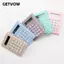 Máy tính mini GETVOW, Máy tính khoa học hiển thị 8 chữ số mini, Pin di động Hình bánh quy Máy tính học sinh Quà tặng học sinh