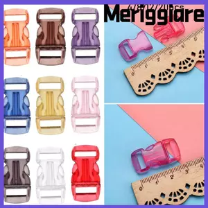 MERIGGIARE 4 / 8 / 12 / 20 Chiếc Khóa Phát Hành Bên Phụ Kiện Vòng Tay Paracord Chất Lượng Cao 3 / 8 "10 Mm Webbing Dụng Cụ Ngoài Trời