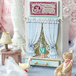 JIANWU Vintage Ren Hoa Rỗng Nơ Dây Buộc Màn Phong Cảnh Chất Liệu Cắt Dán Thêu Sò Nhãn Dán Sáng Tạo Tạp Chí Văn Phòng Phẩm