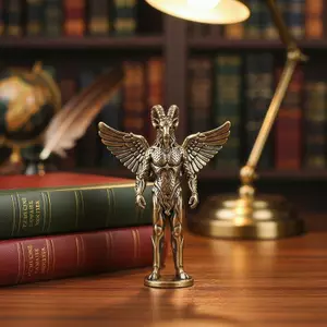 SRVN Đồng Quỷ Mini Nhân Vật Bộ Đồng Thau Phong Cách Anime Kim Loại Sưu Tập Tượng Để Bàn Trang Trí Cho Văn Phòng Tại Nhà 5 Chiếc.