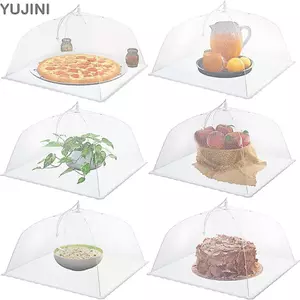 Vỏ bọc thực phẩm bằng lưới YUJINI, chống bay có thể gập lại Pop Up Fine Fly, Tấm che bụi Bảo vệ lều thực phẩm gia dụng 12 / 14 / 17 / 18 Inch cho các bữa tiệc ngoài trời BBQ