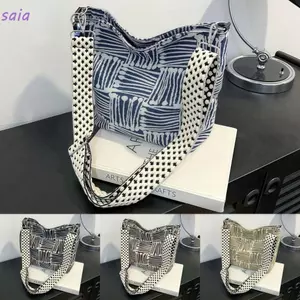 Túi đeo chéo SAIA, Túi đeo vai cảm giác cao cấp bằng vải Canvas, Dây đeo vai rộng công suất lớn phong cách Hàn Quốc dành cho nữ Túi Tote đi lại