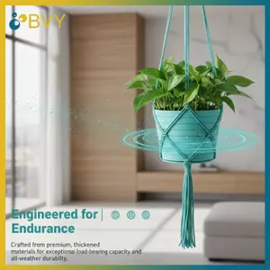 Khay nhiều cấp bằng da PU BVY Home Garden dùng để trưng bày chậu hoa ngoài trời trong nhà và chậu hoa.