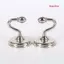 2 Chiếc Kim Loại Kẽm Hợp Kim Rèm Holdba Móc Treo Tường Dây Buộc Ba Móc Treo Giá Đỡ Cho Cửa Sổ Hạng Nặng Trang Trí Nhà