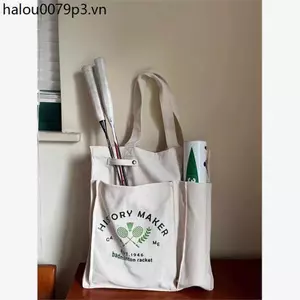 Túi Vợt Cầu Lông Thể Thao Thể Dục Dung Tích Lớn Túi Vải Một Vai Nữ Phong Cách Mới Giá Trị Cao