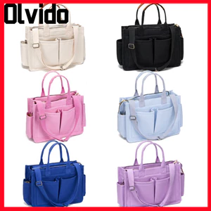 Túi Tote Canvas OLVIDO, Túi Xách Ví Túi Làm Việc Dung Tích Lớn, Túi Đeo Vai Đa Năng Nhẹ Thời Trang Cho Nữ Ngày Của Mẹ